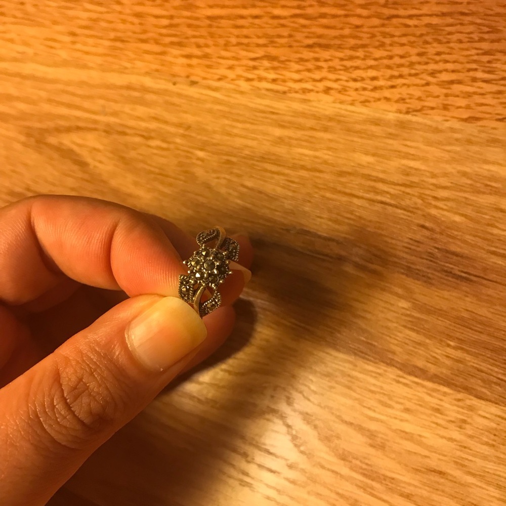 REAL SILVER ROSE RING - Picture 6 of 6